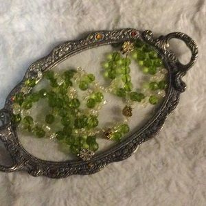 Necklace bracelet and earrings set